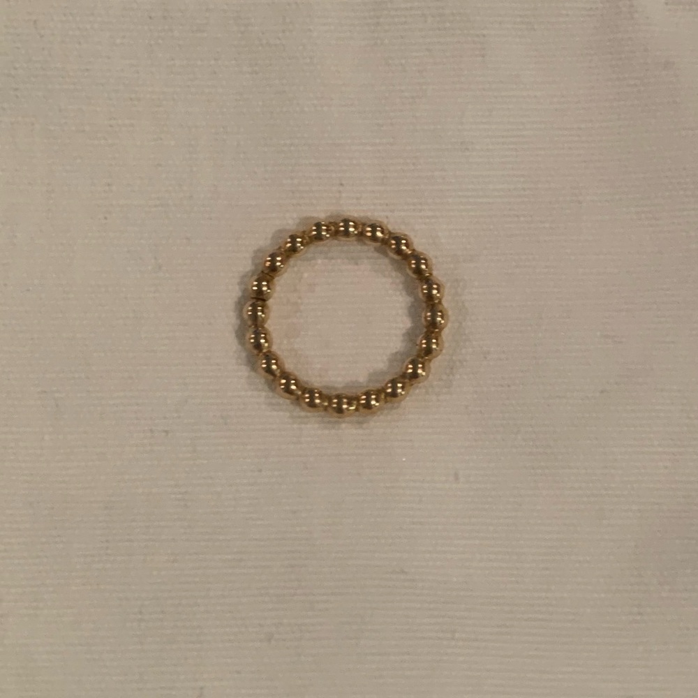 Enewton Classic Gold Bead Ring Size 6-7